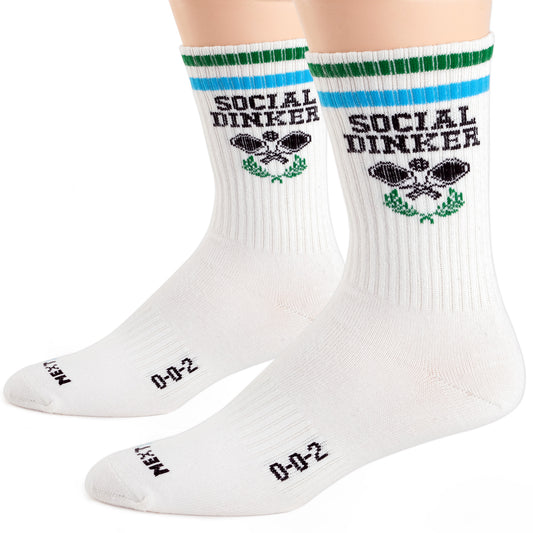 NextFour Social Dinker Pickleball Crew Socks – Vintage Athletic Style