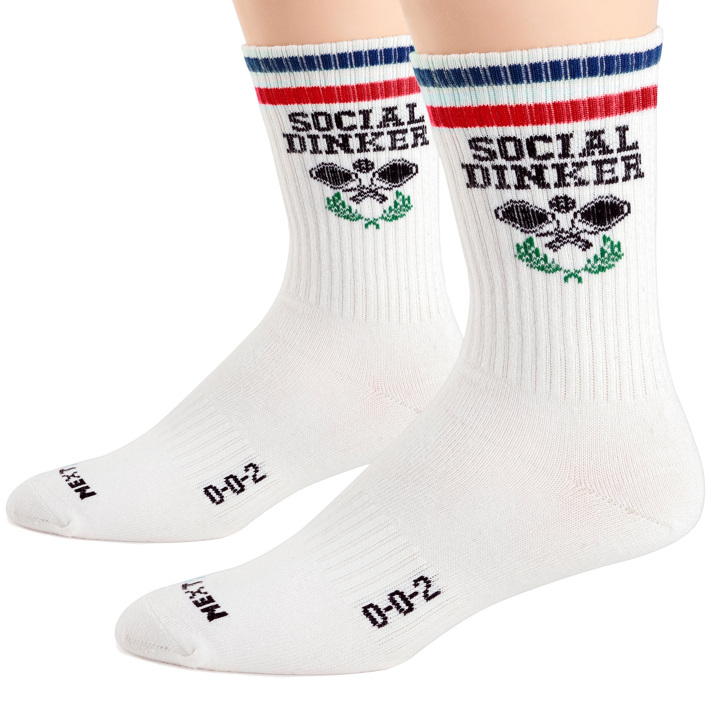 NextFour Social Dinker Pickleball Crew Socks β Vintage Athletic Style