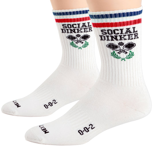 NextFour Social Dinker Pickleball Crew Socks – Vintage Athletic Style