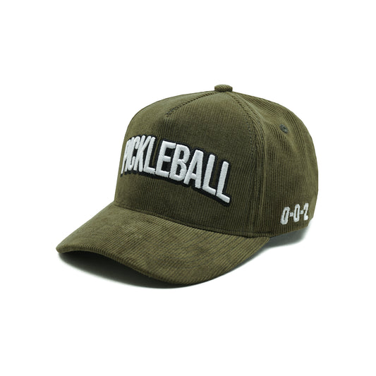 NextFour Premium Green Corduroy Pickleball Hat